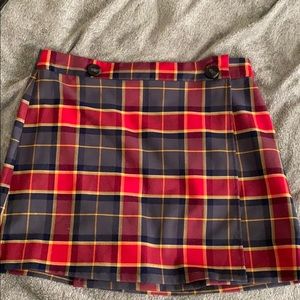Plaid Mini Skirt